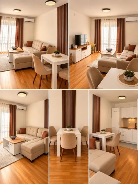 Izdavanje, jednosoban stan, 42m², Stari Aerodrom, Podgorica