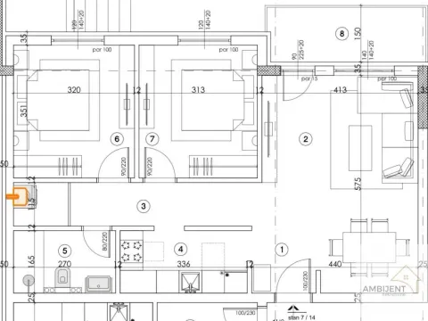 Sale, three bedroom apartment, 70m², Novi Banovci, Stara Pazova - image 2