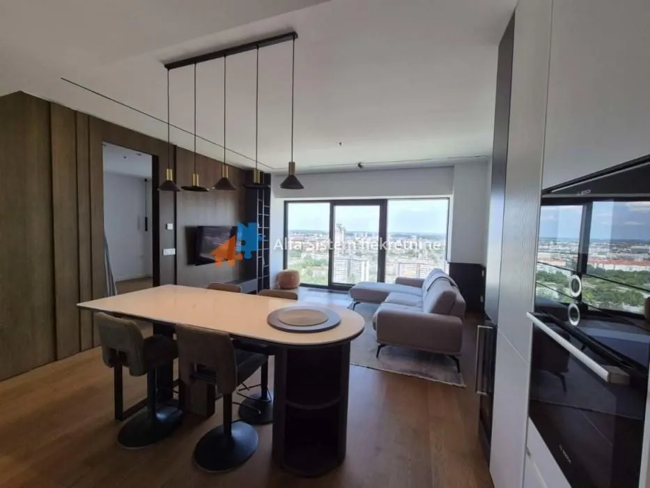 Rent, two bedroom apartment, 61m², Novi Beograd Blok 65, Novi Beograd Sve Podlokacije