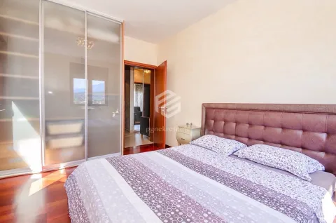 Bedroom with a double bed and a fitted wardrobe. - image 7