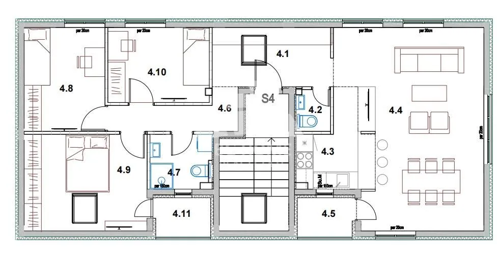 Sale, three bedroom apartment, 93m², Palilula Sve Podlokacije, Beograd