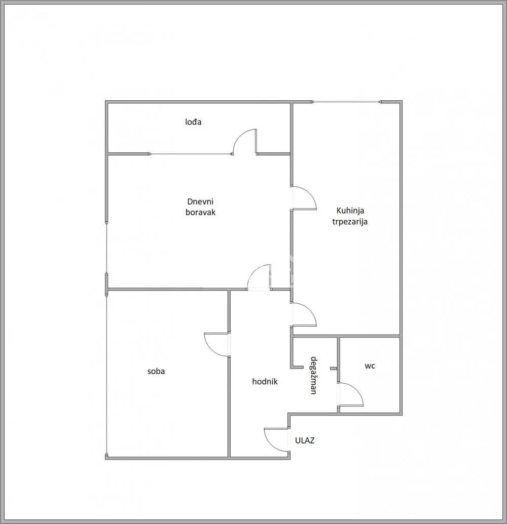 Prodaja, dvosoban stan, 55m², Zvezdara Sve Podlokacije, Beograd