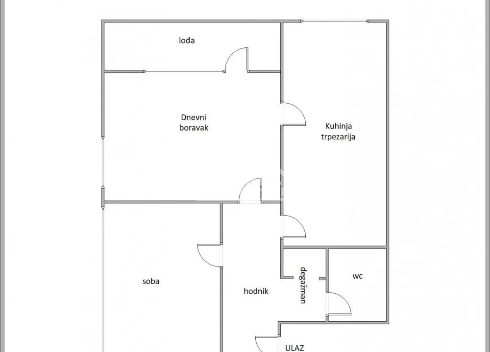 Prodaja, dvosoban stan, 55m², Zvezdara Sve Podlokacije, Beograd