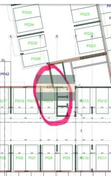 Plan osnove sa označenim parking mestima. - image 2