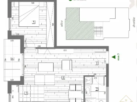 Sale, two bedroom apartment, 47m², Krnjaca, Palilula Sve Podlokacije - image 2