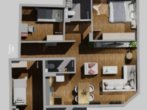 Prodaja, trosoban stan, 78m², Pančevo, Srbija - image 9