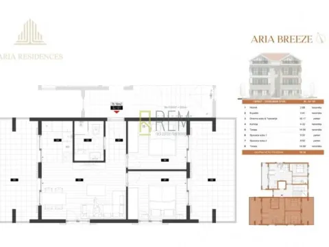 Prodaja, dvosoban stan, 60m², Mrčevac, Tivat - image 4