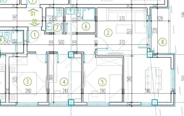 Sale, three bedroom apartment, 69m², Pantelej, Niš