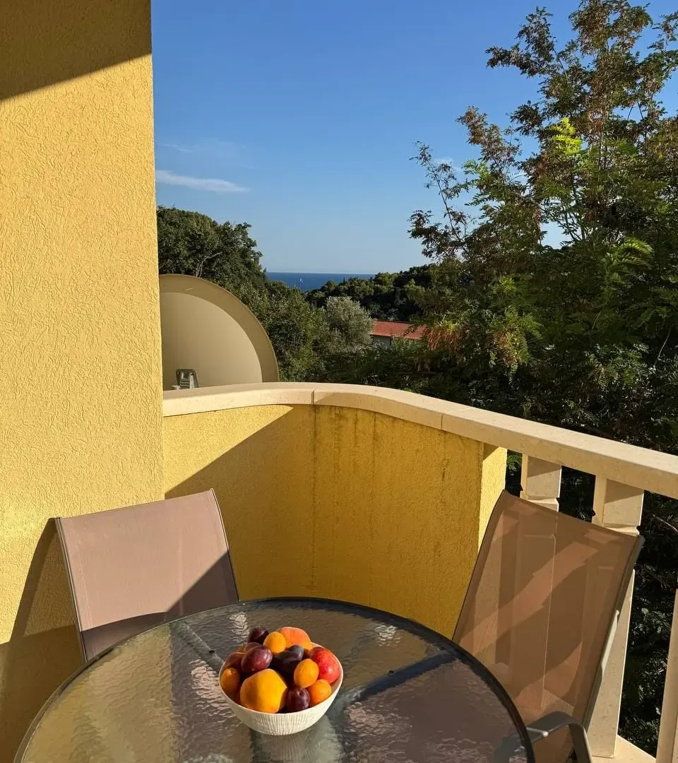 Rent, one bedroom apartment, 48m², Petrovac, Budva