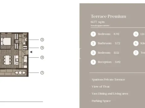 Prodaja, dvosoban stan, 61m², Marići, Tivat - image 9