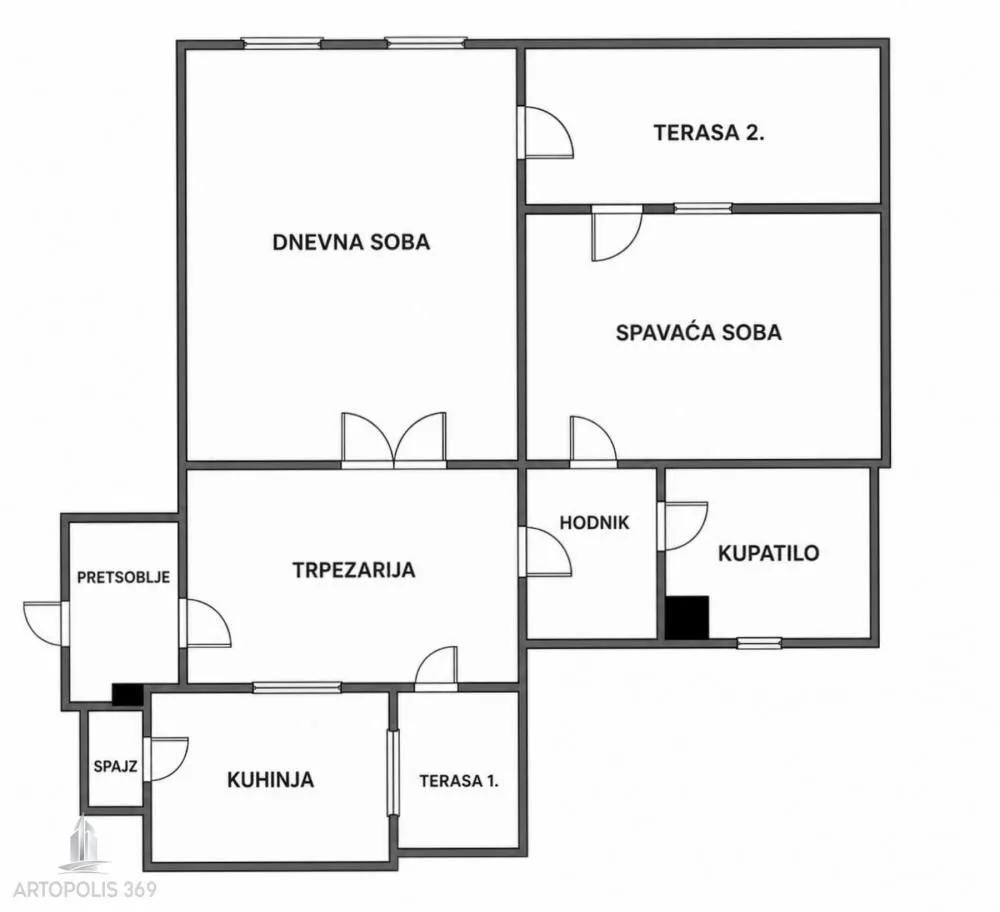 Prodaja, dvosoban stan, 71m², Arnajevo, Barajevo
