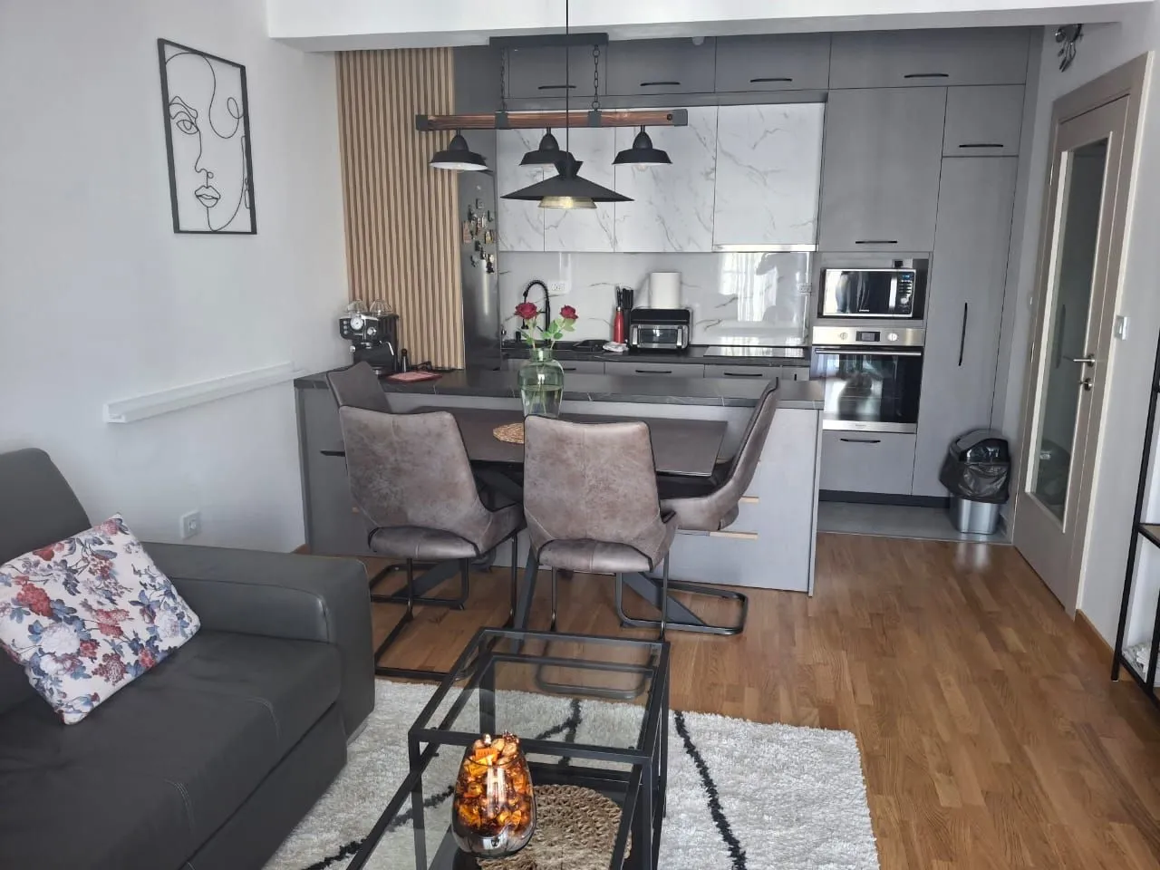 Rent, one bedroom apartment, 48m², Stara Varoš, Podgorica