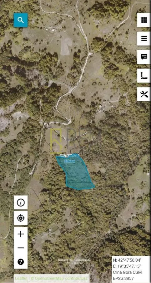 Sale, land lot, 15813m², Smrčje, Kolašin