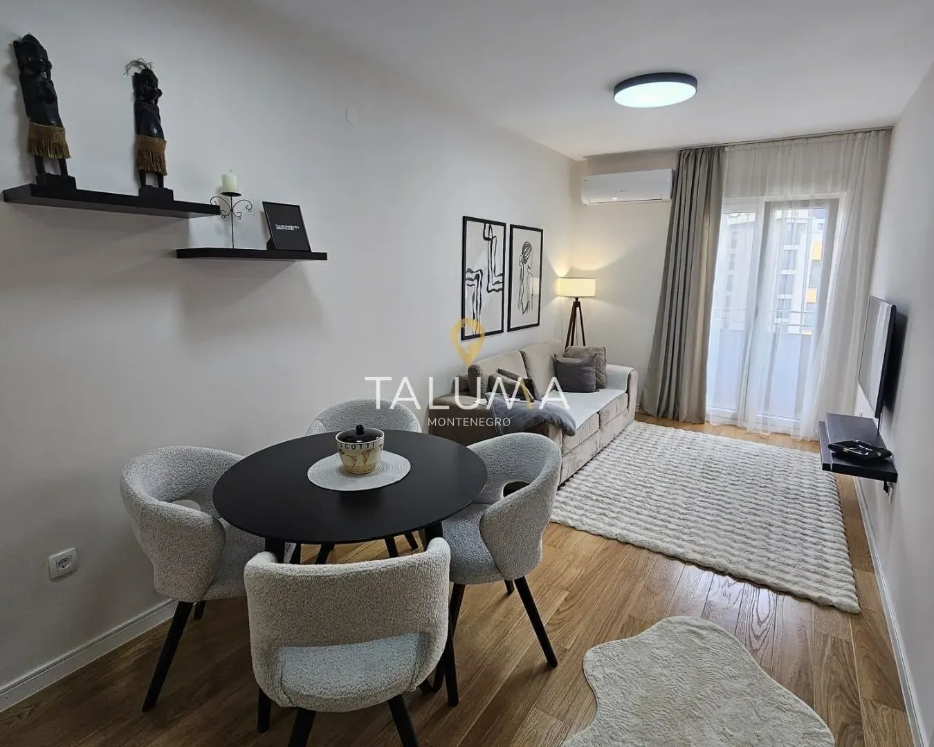 Izdavanje, jednosoban stan, 40m², City Kvart, Podgorica