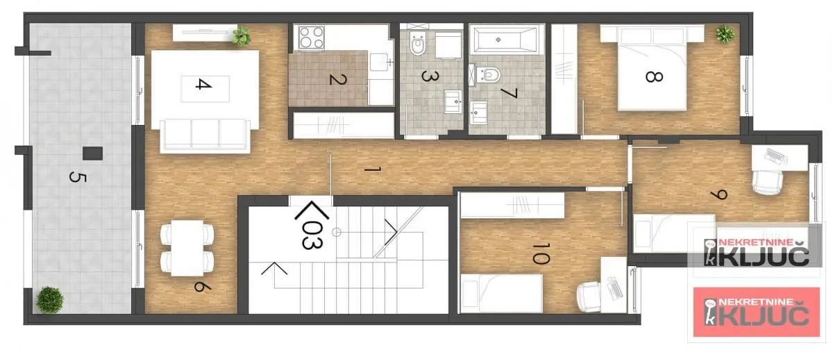 Sale, four bedroom apartment, 93m², Telep, Novi Sad Sve Podlokacije