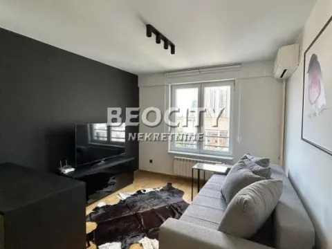 Rent, one bedroom apartment, 27m², Beograd Na Vodi, Beograd