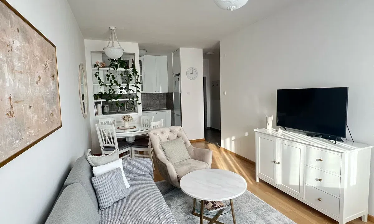 Rent, one bedroom apartment, 42m², Pobrežje, Podgorica