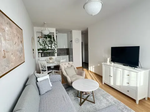 Rent, one bedroom apartment, 42m², Pobrežje, Podgorica