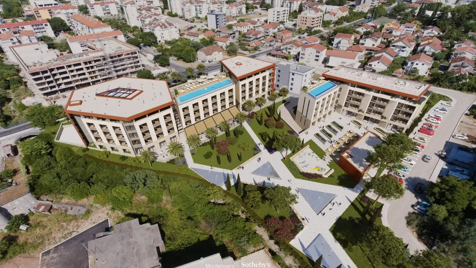 Prodaja, dvosoban stan, 107m², Tivat, Crna Gora