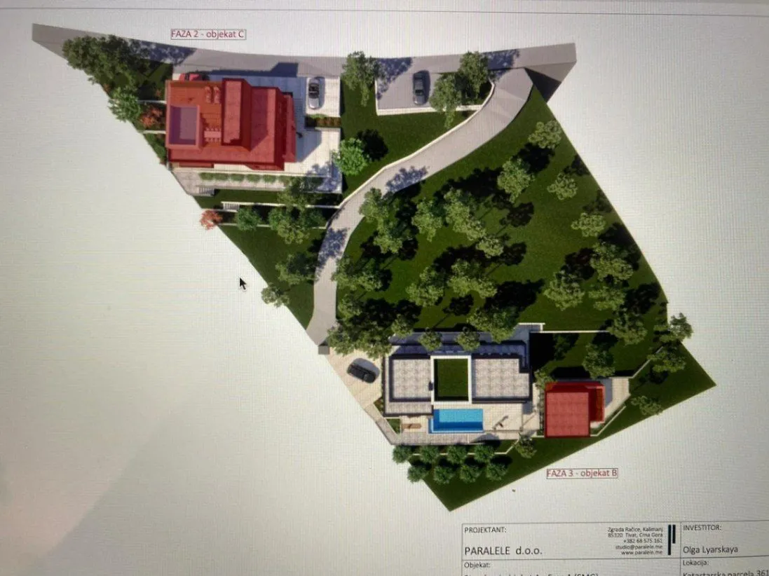 Prodaja, plac, 3626m², Kavač, Kotor
