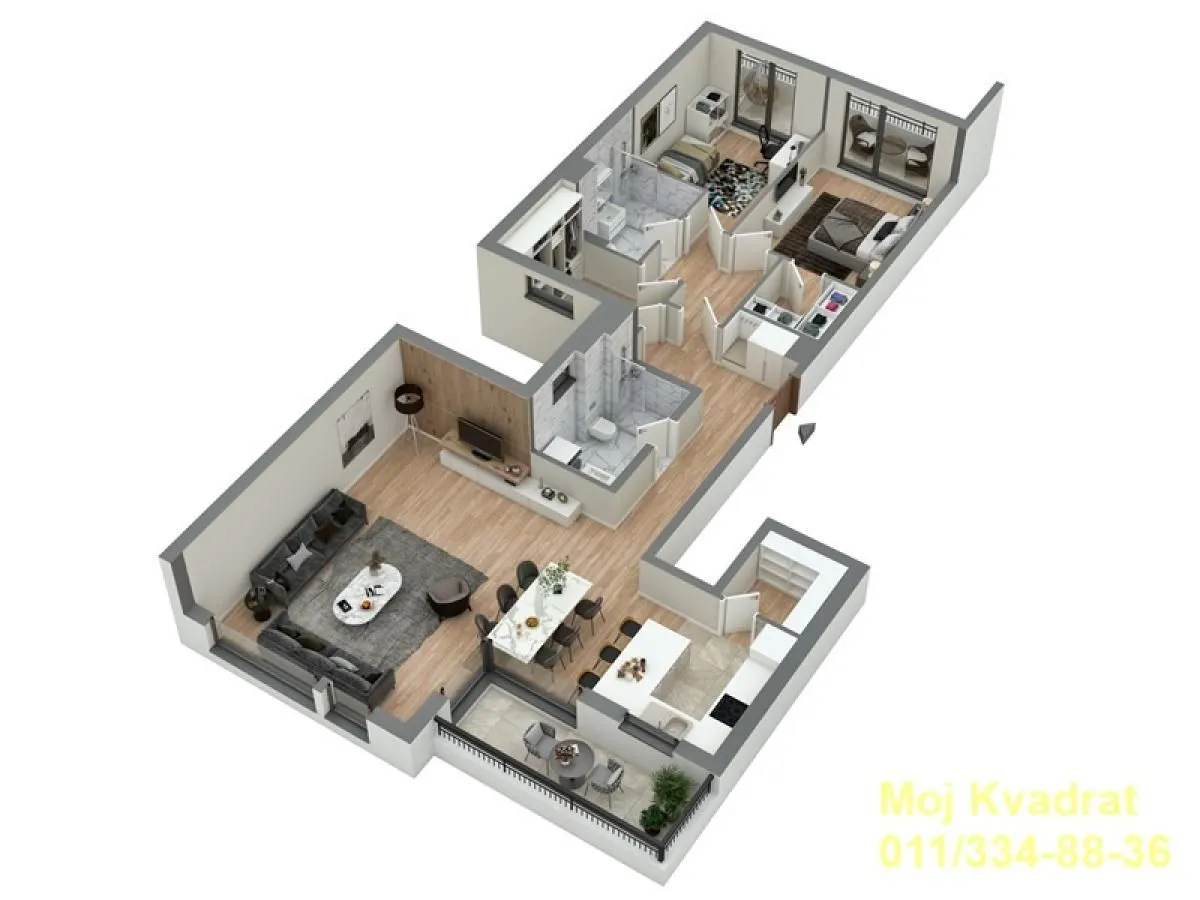 Sale, four bedroom apartment, 124m², Karaburma, Palilula Sve Podlokacije