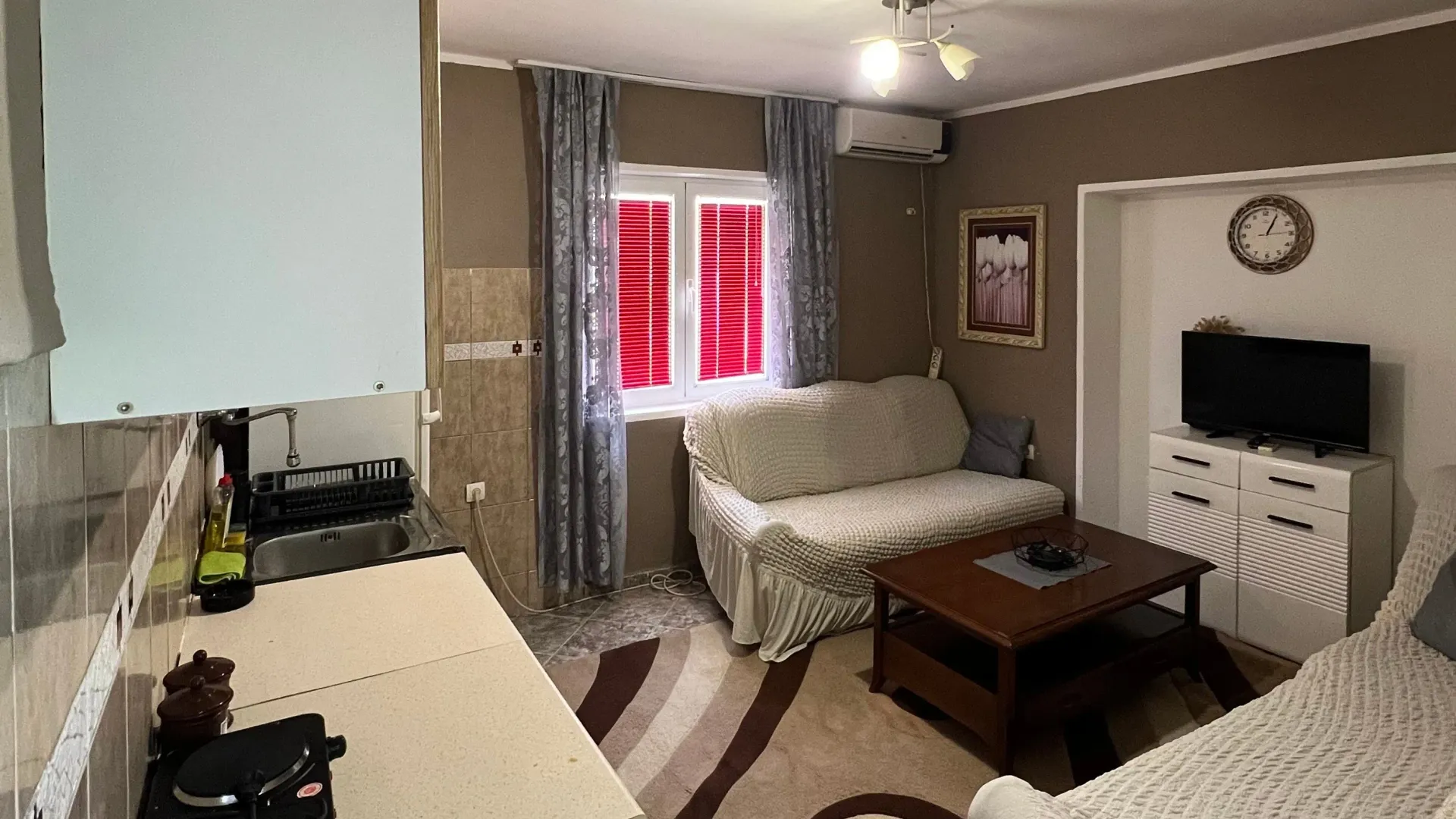 Rent, one bedroom apartment, 40m², Šušanj, Bar