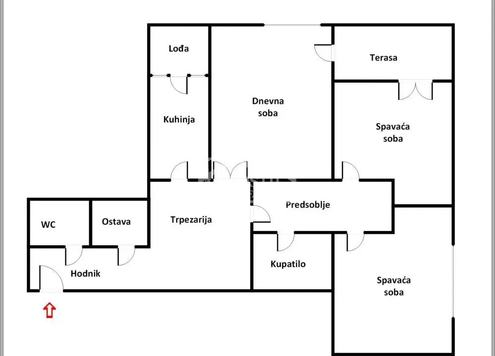 Sale, three bedroom apartment, 85m², Botanička Bašta, Palilula Sve Podlokacije