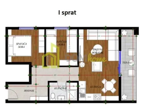 Prodaja, dvosoban stan, 57m², Gorica C, Podgorica - image 2