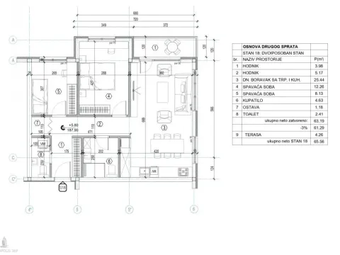 Sale, three bedroom apartment, 66m², Miljakovac, Rakovica - image 8