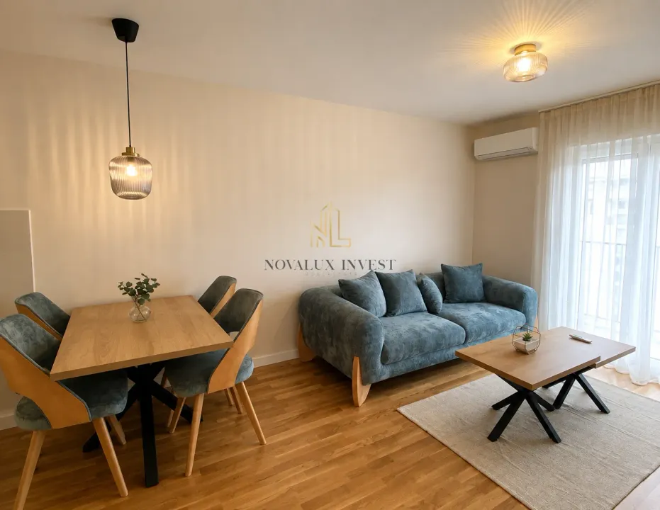Rent, one bedroom apartment, 42m², Pobrežje, Podgorica