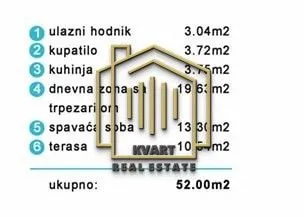 Sale, one bedroom apartment, 52m², Zagorič, Podgorica - image 4