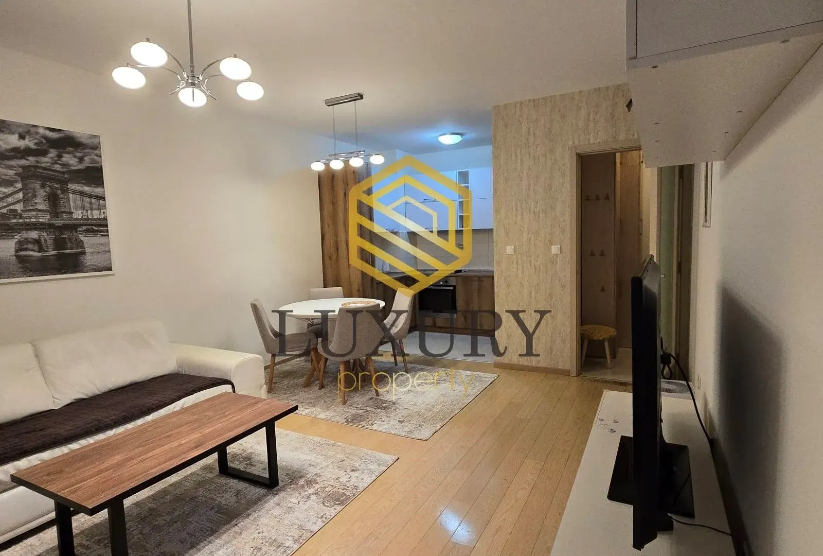 Rent, one bedroom apartment, 47m², Baston, Podgorica