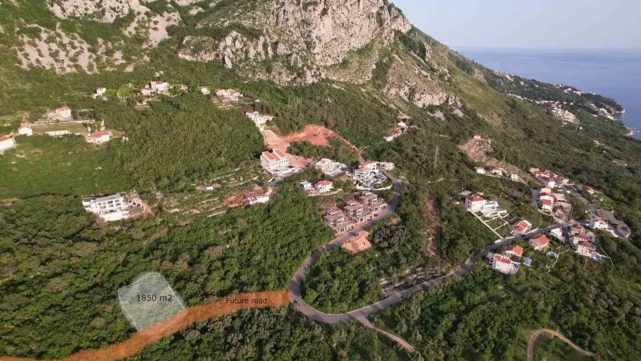 Prodaja, plac, 1850m², Budva, Crna Gora