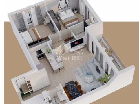 Sale, two bedroom apartment, 70m², Budva, Crna Gora - image 8