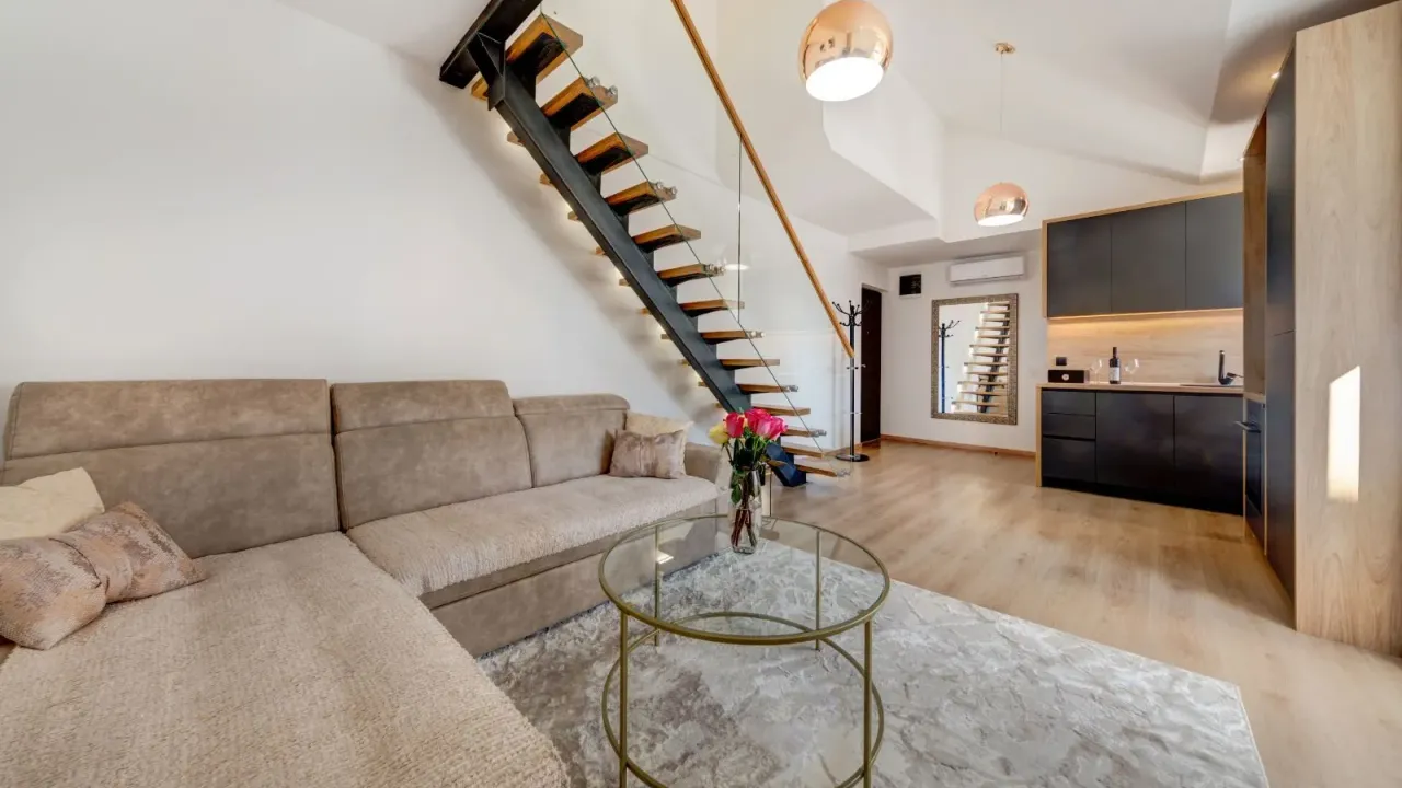 Rent, one bedroom apartment, 45m², Pobrežje, Podgorica