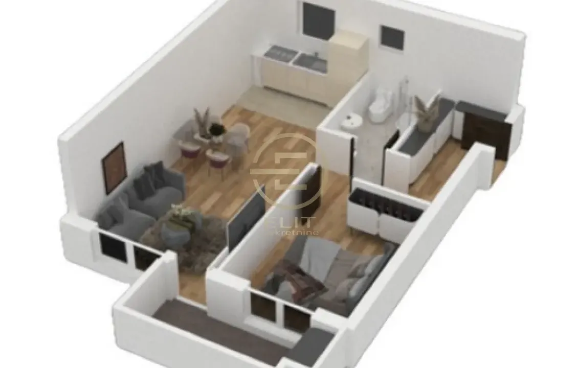 Prodaja, dvosoban stan, 48m², Telep, Novi Sad Sve Podlokacije