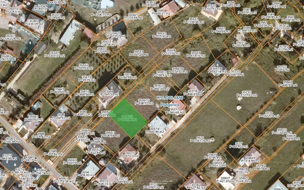 Prodaja, plac, 594m², Zlatica, Podgorica