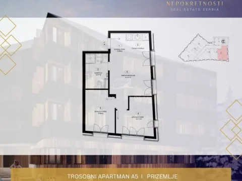 Sale, two bedroom apartment, 48m², Kopaonik, Srbija - image 5