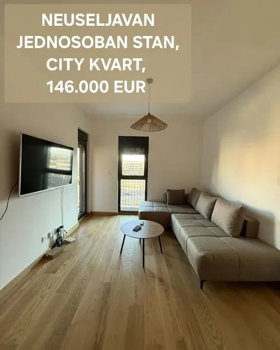 Prodaja, jednosoban stan, 45m², New City, Podgorica
