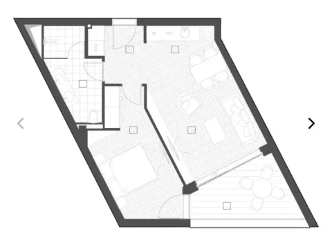 Sale, one bedroom apartment, 55m², Bečići, Budva - image 11