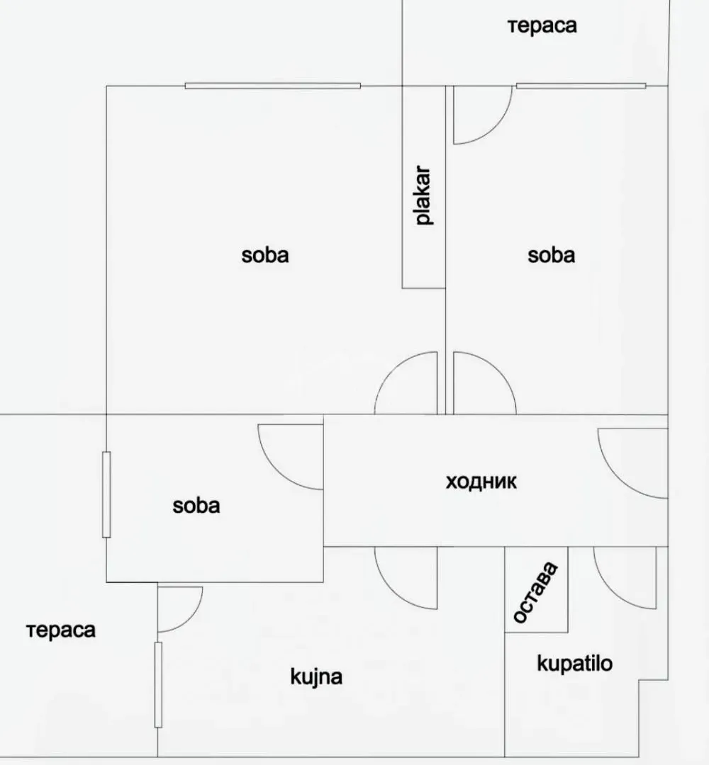 Sale, two bedroom apartment, 65m², Južni Bulevar, Vračar Sve Podlokacije