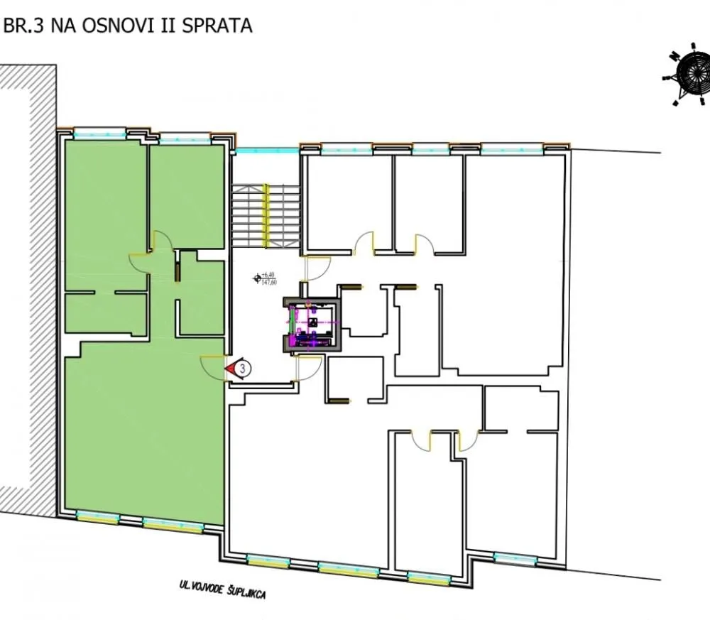 Rent, three bedroom apartment, 85m², Vukov Spomenik, Zvezdara Sve Podlokacije