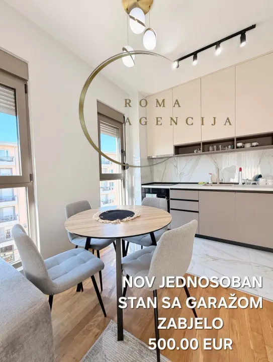 Izdavanje, jednosoban stan, 45m², Zabjelo, Podgorica