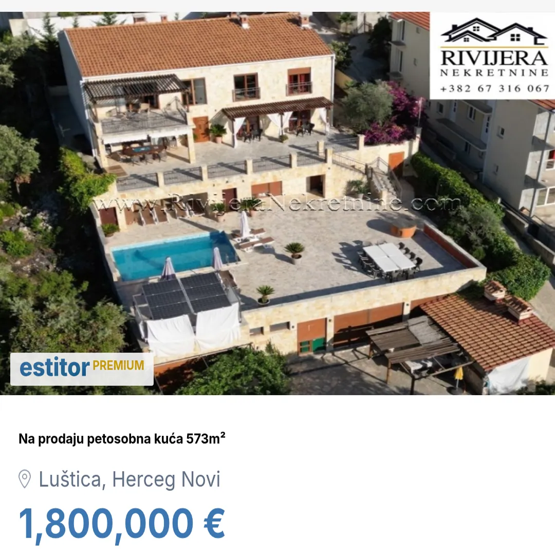 Prodaja, kuća, 573m², Luštica, Herceg Novi