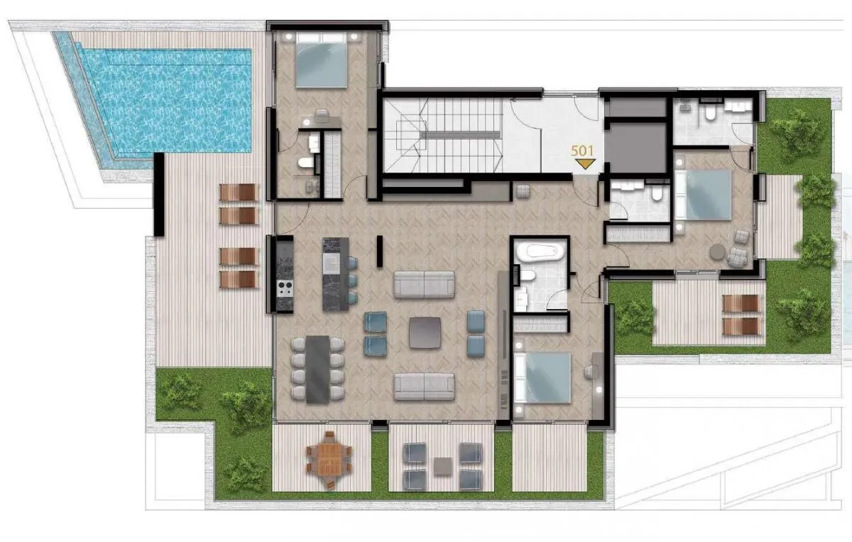 Sale, two bedroom apartment, 95m², Tivat, Crna Gora