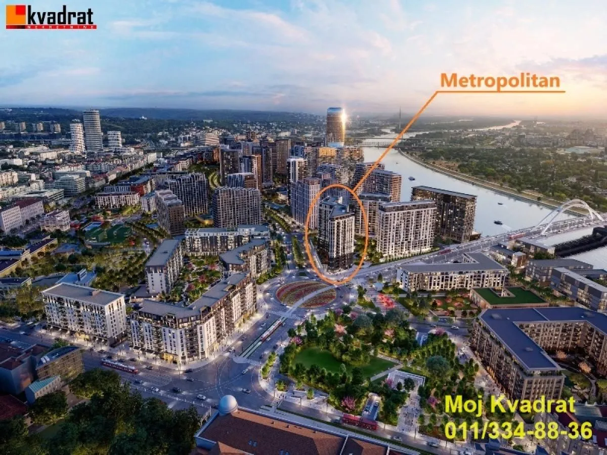 Sale, four bedroom apartment, 109m², Savski Venac, Beograd