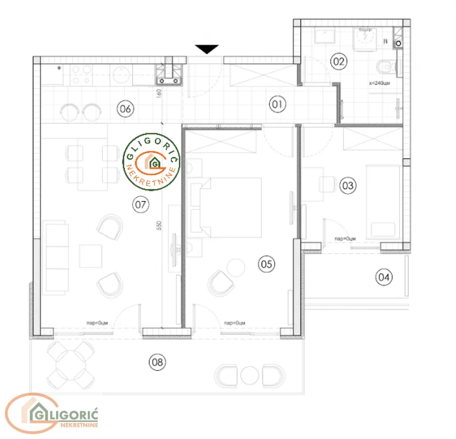 Prodaja, trosoban stan, 74m², Surčin, Beograd