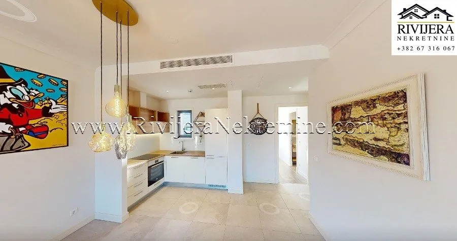 Prodaja, dvosoban stan, 77m², Luštica Bay, Tivat