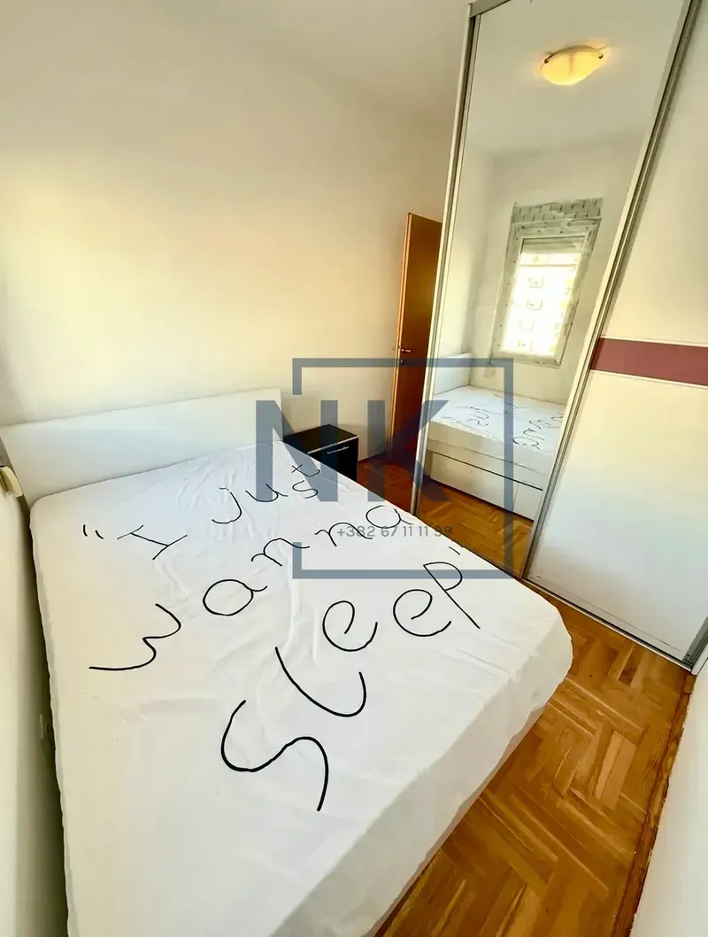Rent, one bedroom apartment, 40m², Stari Aerodrom, Podgorica