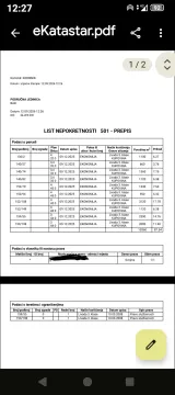 List nepokretnosti iz katastra sa podacima o parcelama. - image 3